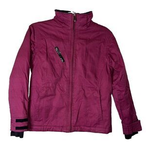 Columbia Titanium Omni-Heat Winter Coat Girls Youth 10/12 Magenta‎ Ski Jacket